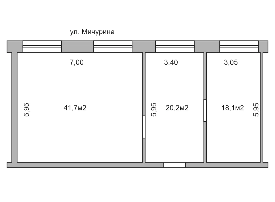 Офис 80 м2 на 4 этаже